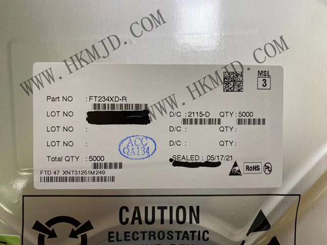 供应USB 接口控制器 FT234XD-R USB 至 BASIC UART IC