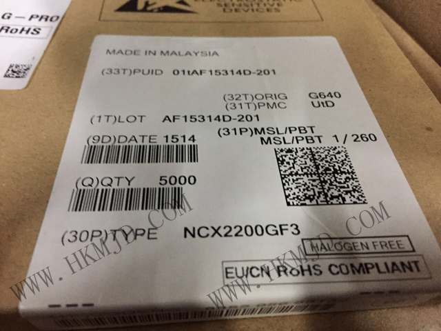 低功耗 NCX2200GF3 线性比较器 满摆幅 6-XSON 表面贴装型