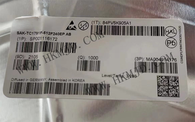 供应英飞凌 SAK-TC1791F-512F240EP和SAK-TC1791F-512F240EP AB TriCore TC1791 微控制器 IC