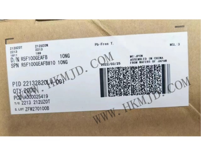 进口原装瑞萨 R5F100GEAFB 超低功耗 16位微控制器 - MCU