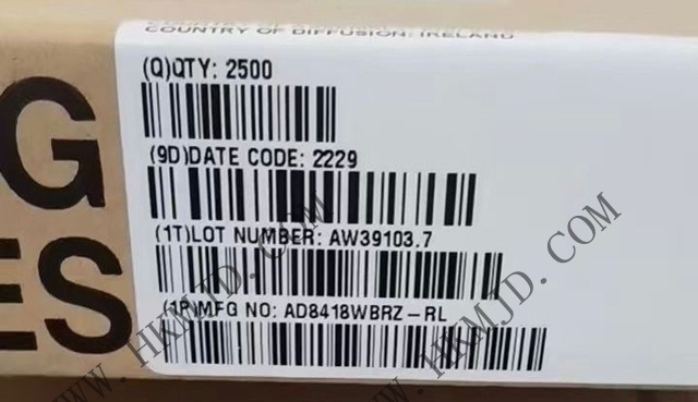 【分销ADI芯片】AD8418WBRZ AD8418 电流检测放大器 1 电路 8-SOIC