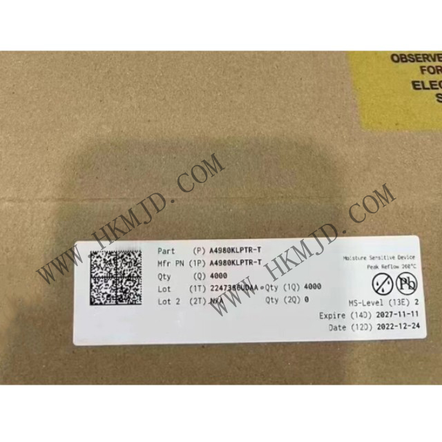 出售ALLEGRO A4980KLPTR A4980 汽车可编程步进驱动器