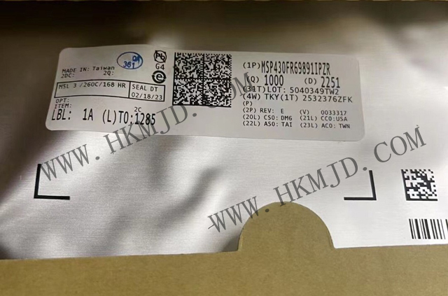 供应超低功耗MCU MSP430FR69891IPZR 16位微控制器 - MCU