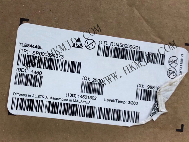 供应Infineon电机驱动器 IC TLE8444SL 四路半桥驱动器 IC