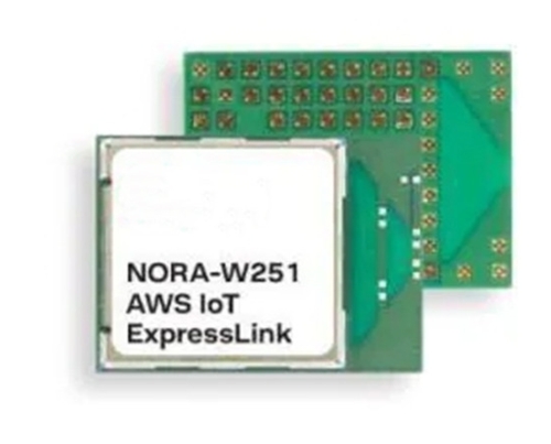 u-blox的NORA-W251AWS-00B Amazon Web Services (AWS) ExpressLink系列独立多无线电模块