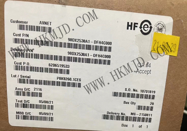 （分销Marvell）以太网交换机 98DX2538A1-DFH4C000 面向企业/SMB 接入和边缘