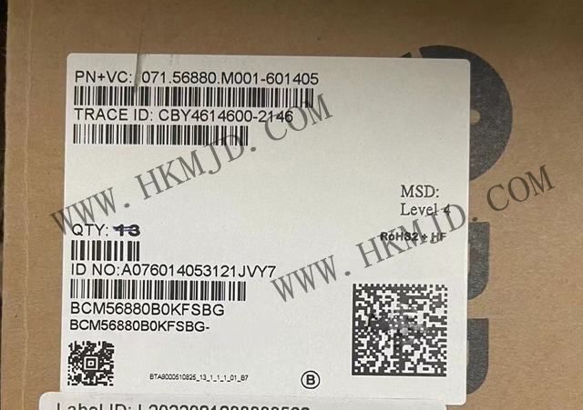 供应博通以太网交换机 BCM56880B0KFSBG 大容量 StrataXGS® Trident4