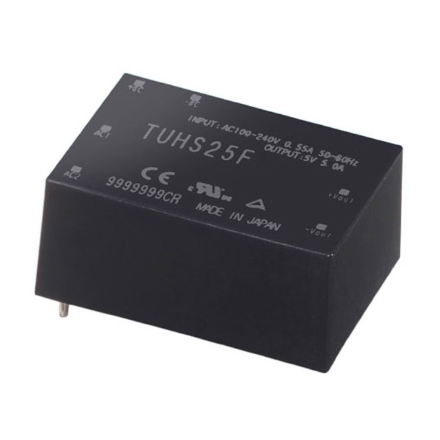 供求电源模块 TUHS25F05/TUHS25F12/TUHS25F24 封闭式 AC DC 转换器