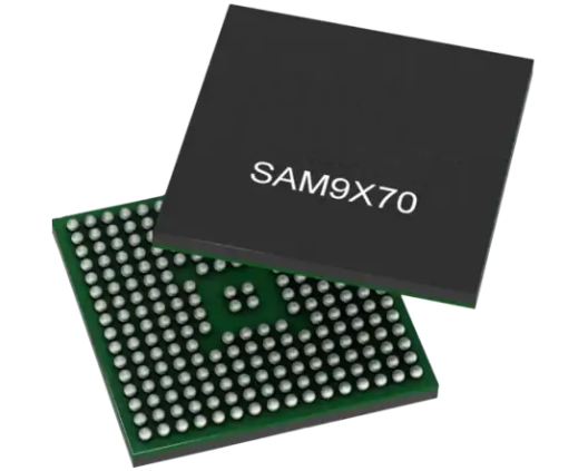 Microchip SAM9X75-I/4PB超低功耗微处理器（MPU） 、运行频率高达800MHz。