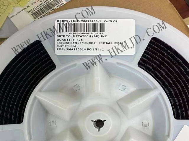 出售连接器（80位置）BSE-040-01-F-D-A-TR 板对板与夹层连接器 0.80 mm