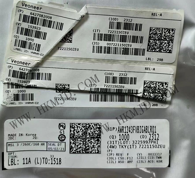 出售TI AWR1243FVBIGABLRQ1 AWR1243 集成式单芯片 FMCW 收发器