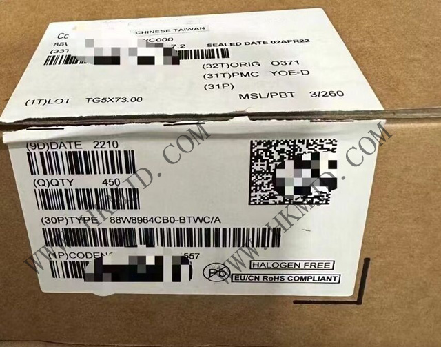 NXP 88W8964CB0-BTWC/A 4 x 4 Wi-Fi® 802.11ac Wave2 双频 SoC