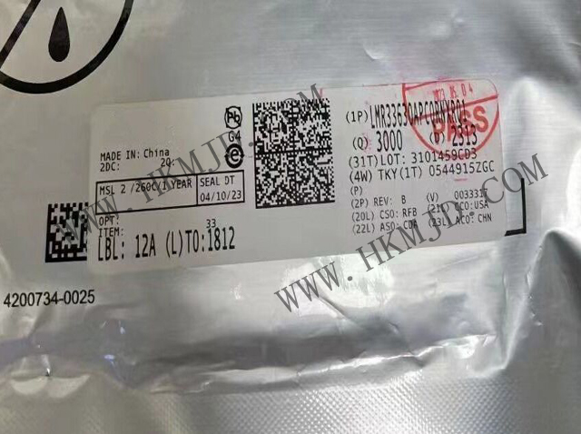全新原装供应汽车芯片 LMR33630APCQRNXRQ1 3A 同步降压转换器