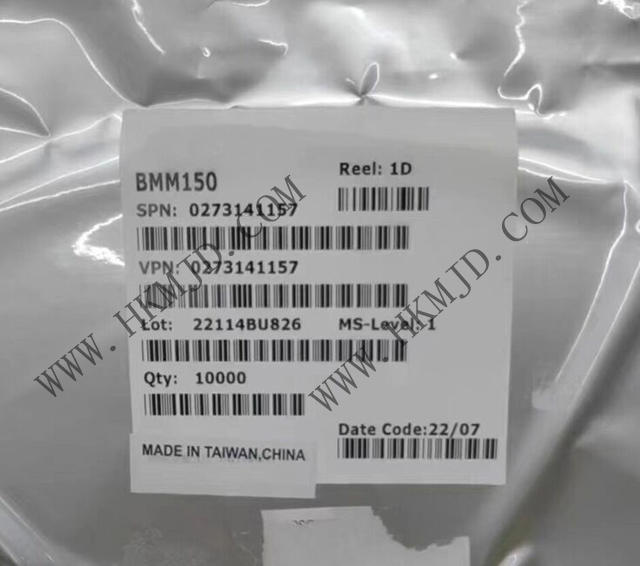 供应传感器芯片 BMM150 板机接口霍耳效应/磁性传感器