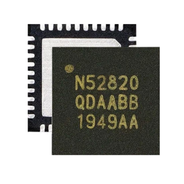 蓝牙5.3 SoC NRF52820-CFAA-D-R7 支持低功耗蓝牙、蓝牙 mesh、Thread 和 Zigbee