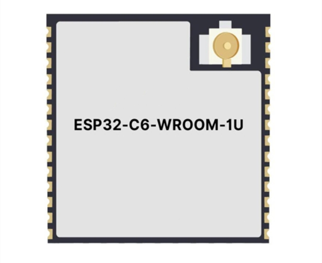功能强大的ESP32-C6-WROOM-1U-N8 通用型Wi-Fi、IEEE 802.15.4和蓝牙LE模块