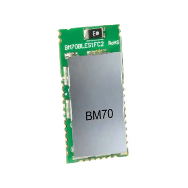 分销蓝牙低功耗模块（BM70BLES1FC2-0002AA）蓝牙 4.2 BLE 屏蔽式，天线