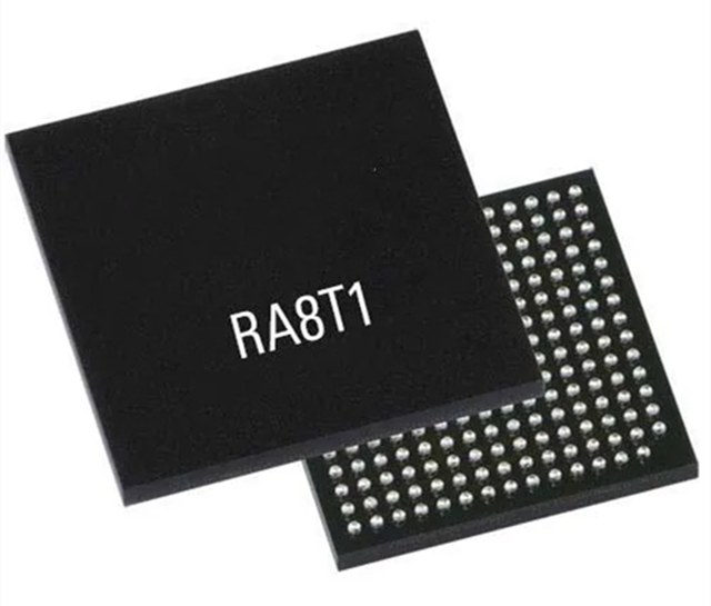 瑞萨RA8T1高性能电机控制微控制器：R7FA8T1AHECBD (MCU)