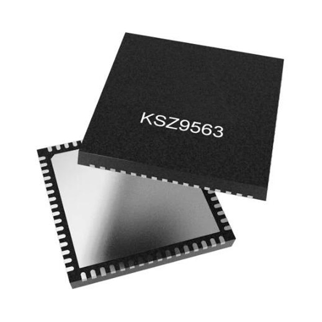 供应【Microchip 以太网IC】KSZ9563RNXI 3 端口千兆以太网交换机