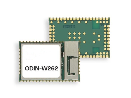 ODIN-W262-06B u-blox带内置天线的独立双频Wi-Fi和蓝牙模块
