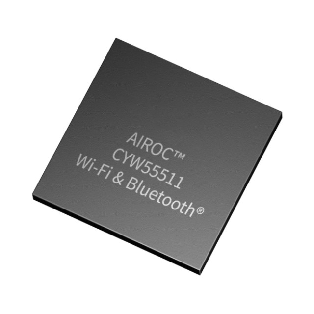 新品英飞凌 CYW55511IUBGT Wi-Fi 6 单频 Wi-Fi 和 蓝牙® /BLE 5.4 组合IC