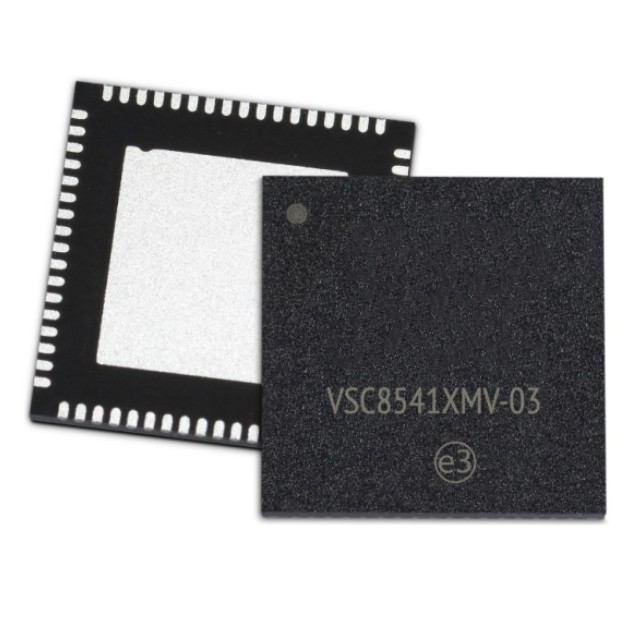 Microchip以太网收发器 VSC8541XMV-03 四端口千兆以太网 (GE) PHY