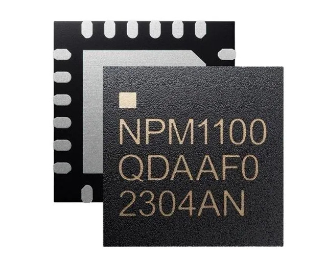 Nordic NPM1100-QDAA-R7用于电池充电和供电的超小型电源管理IC (PMIC)