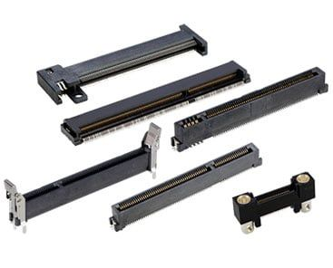 【供应】Amphenol安费诺连接器Slim Cool Edge 0.65毫米电源和信号混合连接器