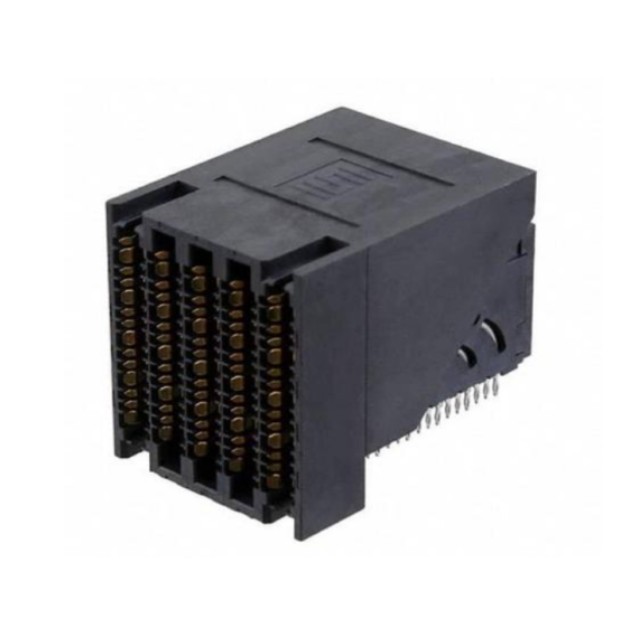 Samtec连接器 EBTF-6-08-2.0-S-RA-1 ExaMAX 2.00 mm 高速背板直角插座