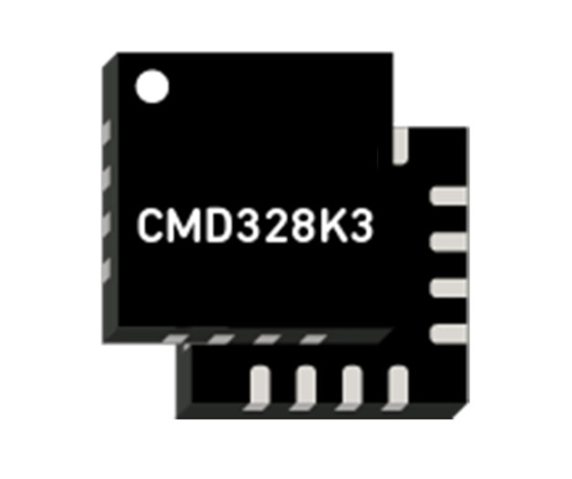 CMD328K3是一款低噪声放大器，6GHz至18GHz、16QFN