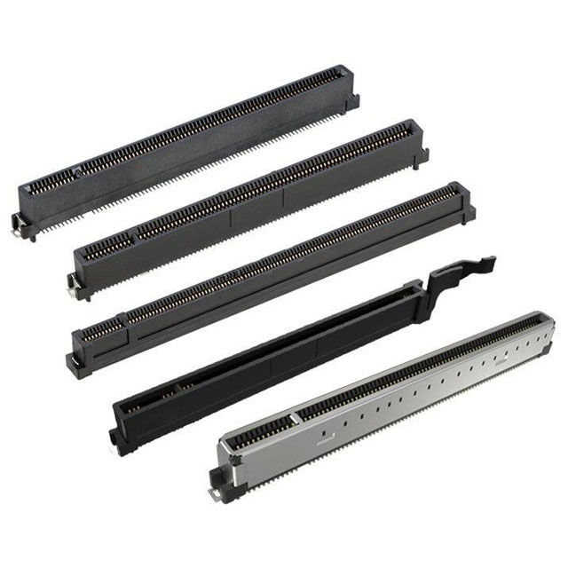 【Amphenol 连接器】CEE016400140111 (CEE016400140301) 164POS Cool Edge 1.00mm PCIe 连接器