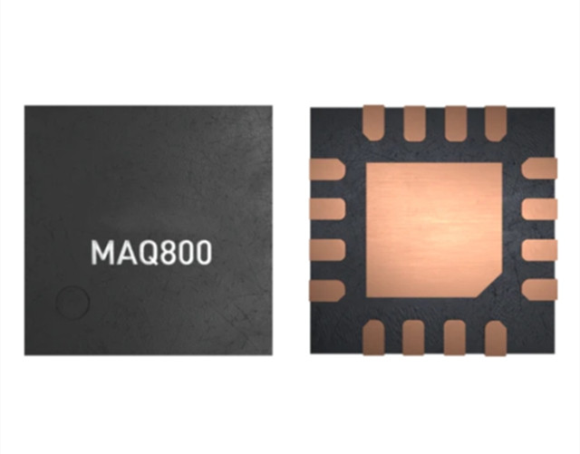 MAQ800GQE-AEC1电路图，这是一款带按钮功能的 8 位角度编码器