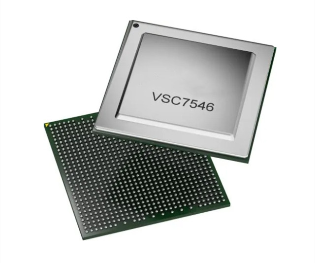 VSC7546-V/5CC（SparX-5-64）以太网交换机芯片支持高达 64 Gbps 的带宽