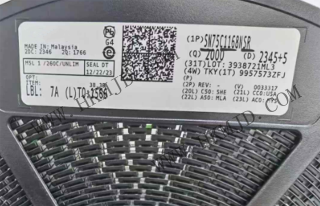 供应 [TI] RS-422 接口 IC：SN75C1168NSR 双路差分驱动器和接收器