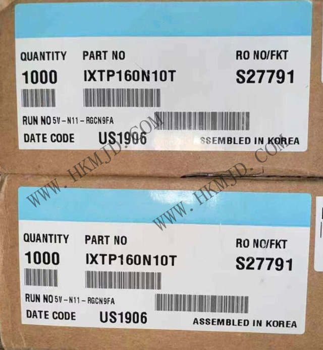 供应 IXYS IXTP160N10T 100V 160A N 沟道增强模式功率 MOSFET 晶体管