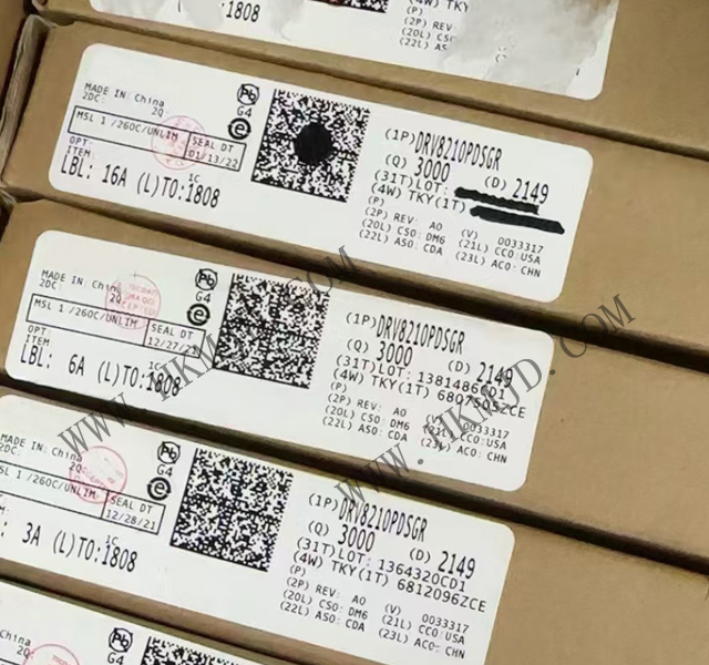 明佳达电子——供应 [TI] DRV8210PDSGR 11V N通道 H 桥电机驱动器