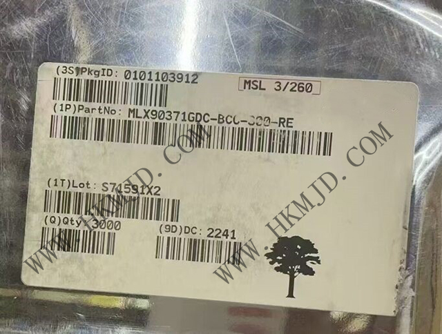 【传感器分销商】Melexis MLX90371GDC-BCC-300-RE MLX90371 线性位置传感器