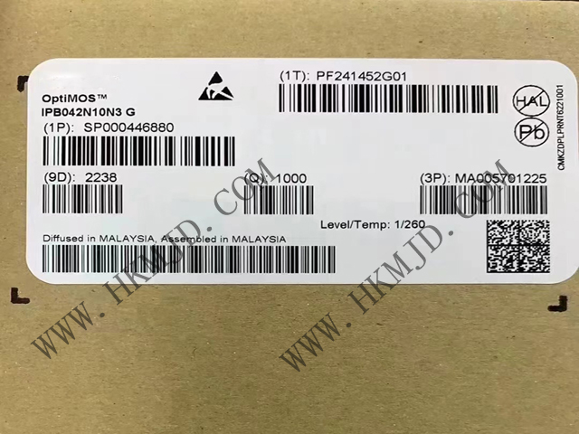 IPB042N10N3G器件是一款100V OptiMOS™ 功率 MOSFET