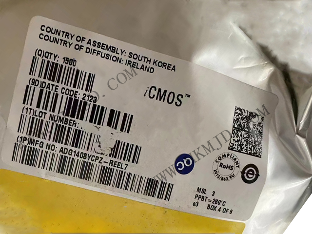 供应 ADI ADG1408YCPZ 4Ω 8 - 通道单片 iCMOS 模拟多路复用器