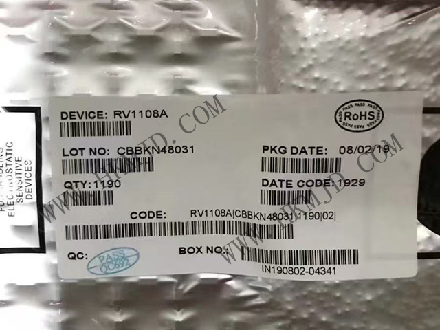 供应 [Rockchip] RV11 系列——RV1108A 单核 Cortex-A7 视频编解码器SoC