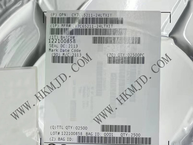 赛普拉斯 CY7C65211-24LTXIT USB 串行单通道桥控制器