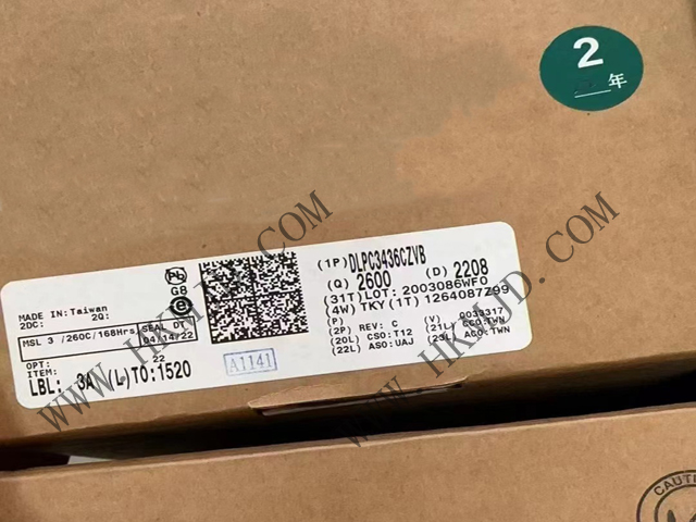 适用于 0.23 1080p DMD 的德州仪器 DLPC3436CZVB DLP 显示控制器