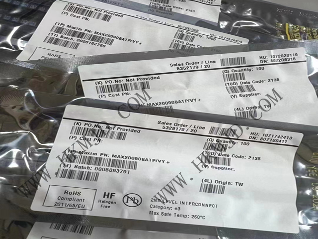 供应 MAXIM MAX20090BATP 汽车单通道高电压高亮度 LED 控制器