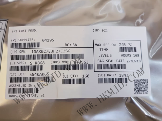 英特尔Arria 10 GX系列——10AX027E3F27E2SG 高性能FPGA芯片