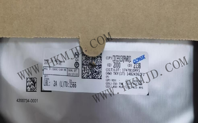 供应 TI (CDCE913QPWRQ1) 可编程锁相环 VCXO 时钟合成器