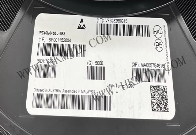 英飞凌汽车MOSFET IPZ40N04S5L-2R8 OptiMOS™-5 功率晶体管