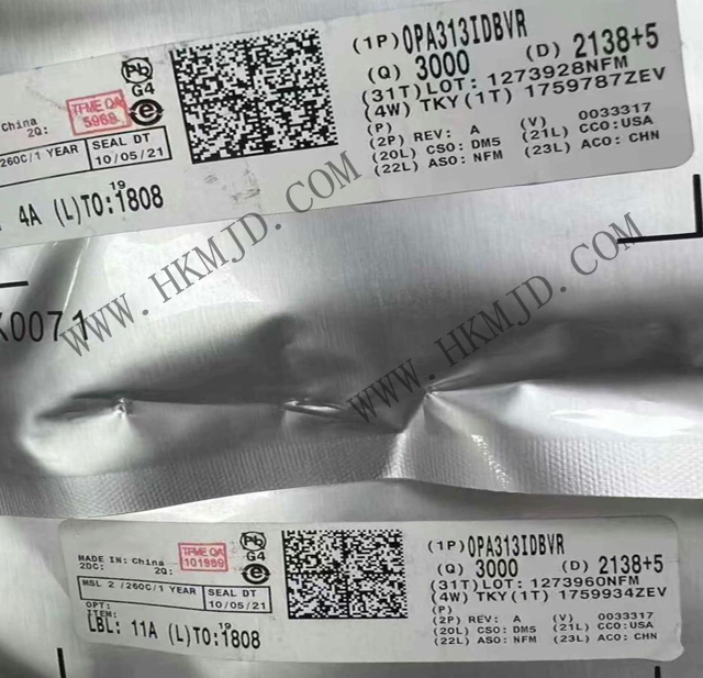 【TI 放大器】出售 OPA313IDBVR 低噪声、单通道CMOS运算放大器