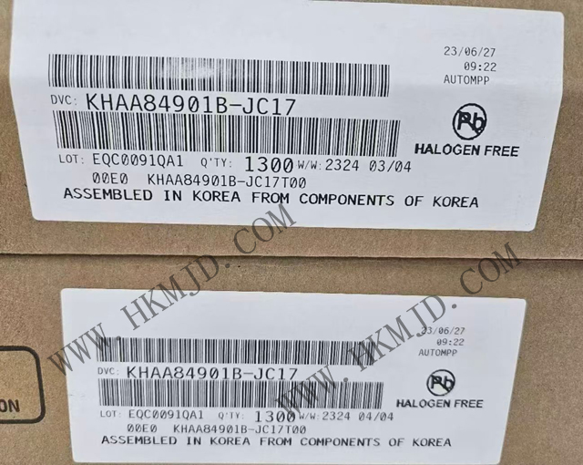 明佳达电子：KHAA84901B-JC17 高性能存储芯片供应商