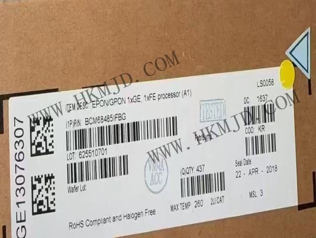 明佳达电子供应 BCM68485IFBG：高性能网络控制器与处理器 IC