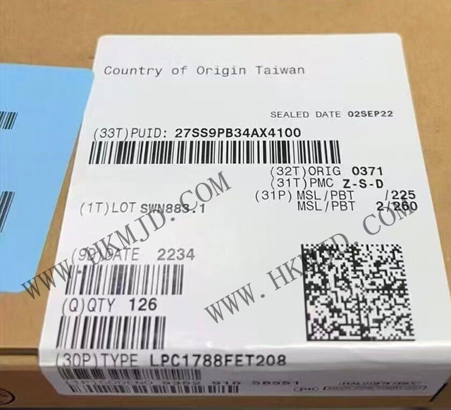 [供应] LPC1788FET208 (NXP) 基于 Arm® Cortex®-M3 内核的 32位微控制器 IC